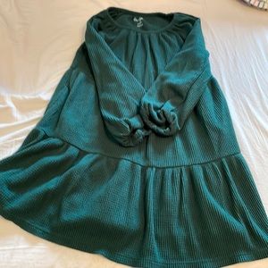 Girls green dress